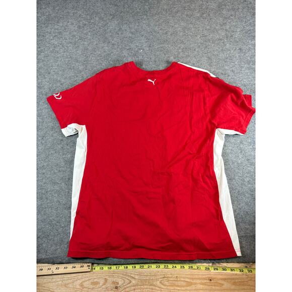 Puma Scuderia Ferrari F1 Racing Shirt Mens XL Red White Santander Felipe Massa - Picture 6 of 8